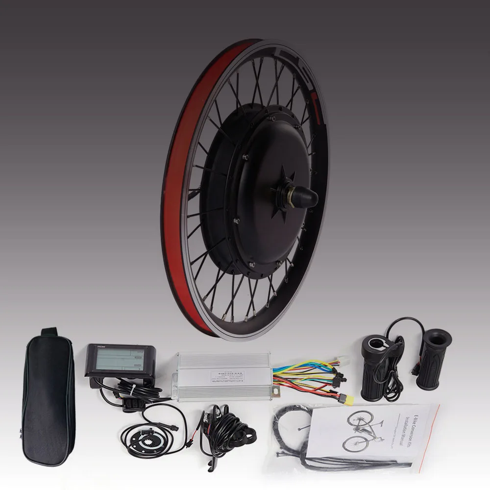 مجموعة تحويل الدراجة الكهربائية Csc 48V 1000W 1500W Csc Rim 20-29 بوصة 700C 36V 250W 350W مجموعة تحويل الدراجة الكهربائية #1