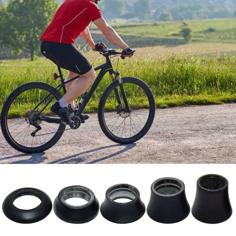 Full Carbon Headsets Taper Washer Bike Front Fork Stem Spacers MTB Cycling Acces for MTB Road Bike