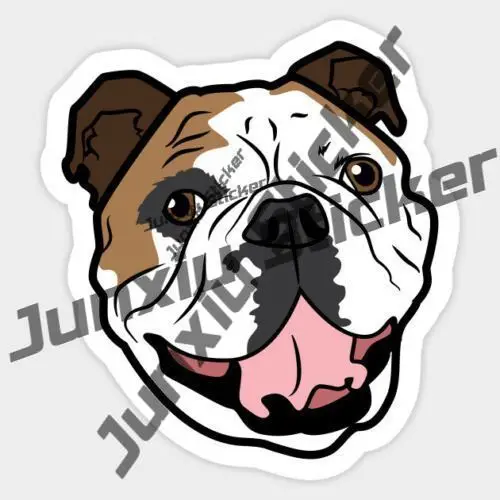 

English Bulldog Dog Lover Pet Dogs Decal Wall Decor Bumper Laptop Sticker Car Exterior Decal Accessories for The Car Auto