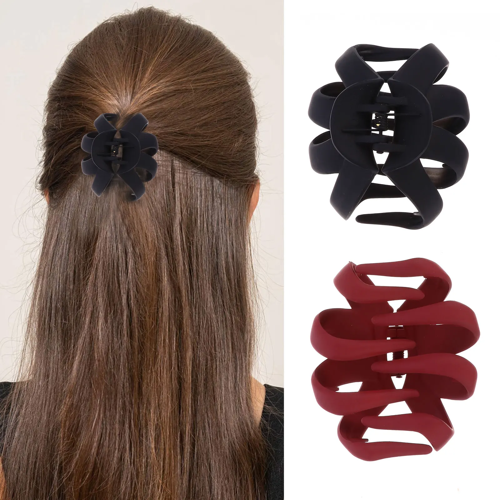 

7 Pcs Octopus Hair Clip Clips Clamp Shower Grip Accessories Acrylic Small Claw Women Miss