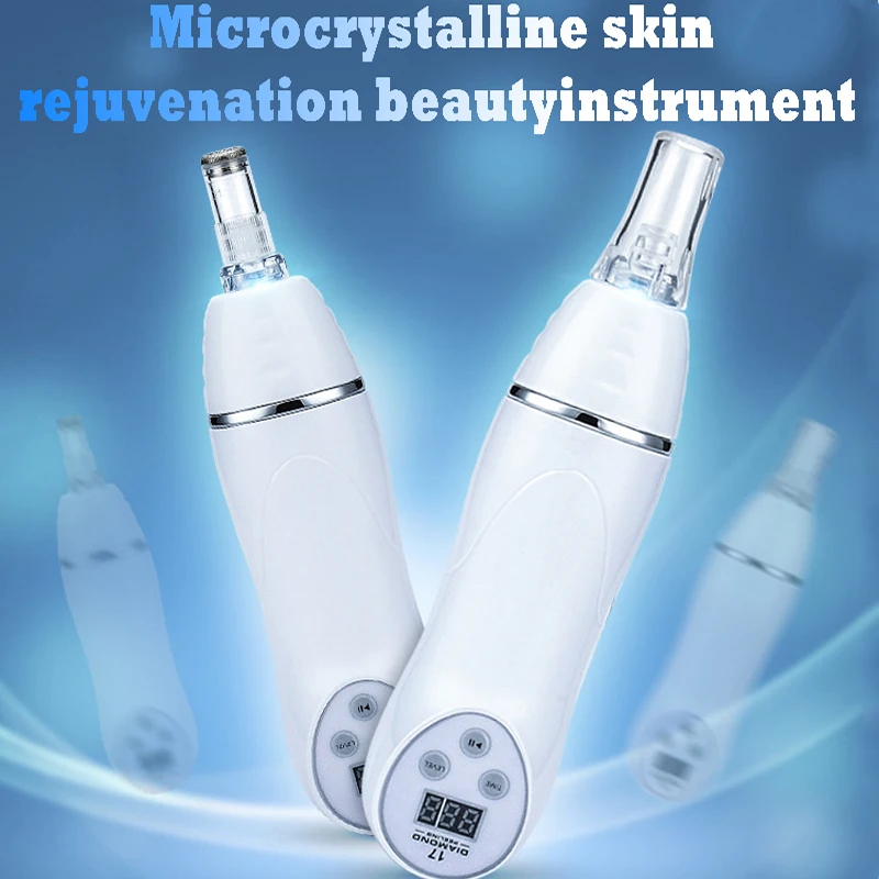 Diamond Dermabrasion Microdermabrasion Blackhead Remove Vacuum Suction Portatil Pen Massage Skin Peeling Beauty Facial Machine