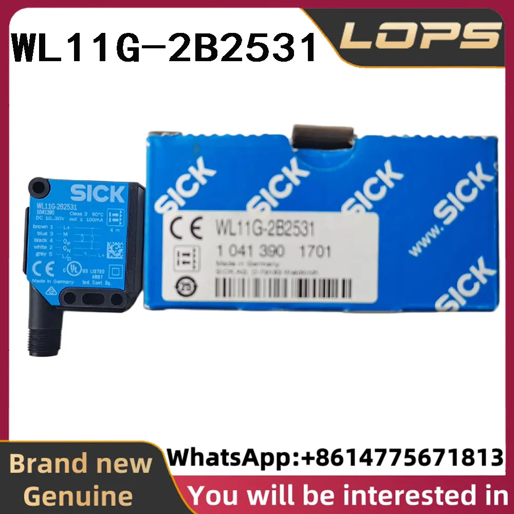 WL11G-2B2531 Brand new original SICK photoelectric sensor part number 1041390 in stock, welcome to consult