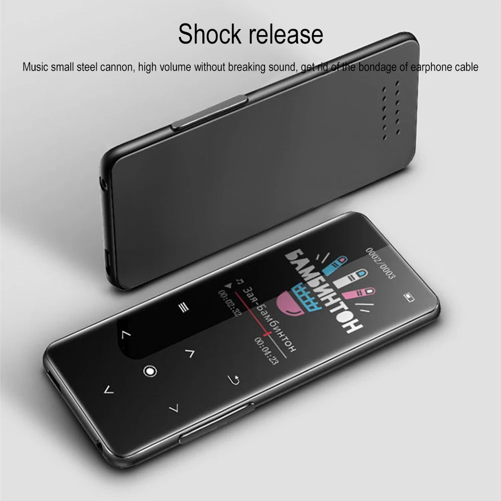 Lossless MP3 Player With Bluetooth 5.0 HiFi Portable Audio Walkman Support Speaker TF Card Metal MP3 Music Player image 3