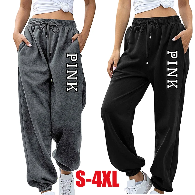 

Fashion Women Full Sportswear Pants Casual Elastic Cotton Womens Fitness Workout Pants Skinny Sweatpants Trousers Jogger Pants