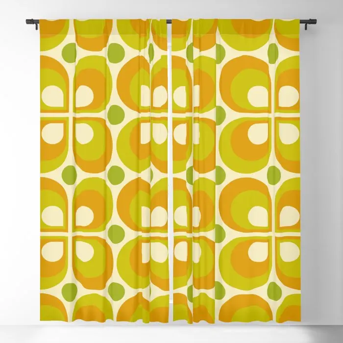 Mid Century Modern 12.1 Blackout Curtains 3D Print Window Curtains For Bedroom Living Room Decor Window Treatments