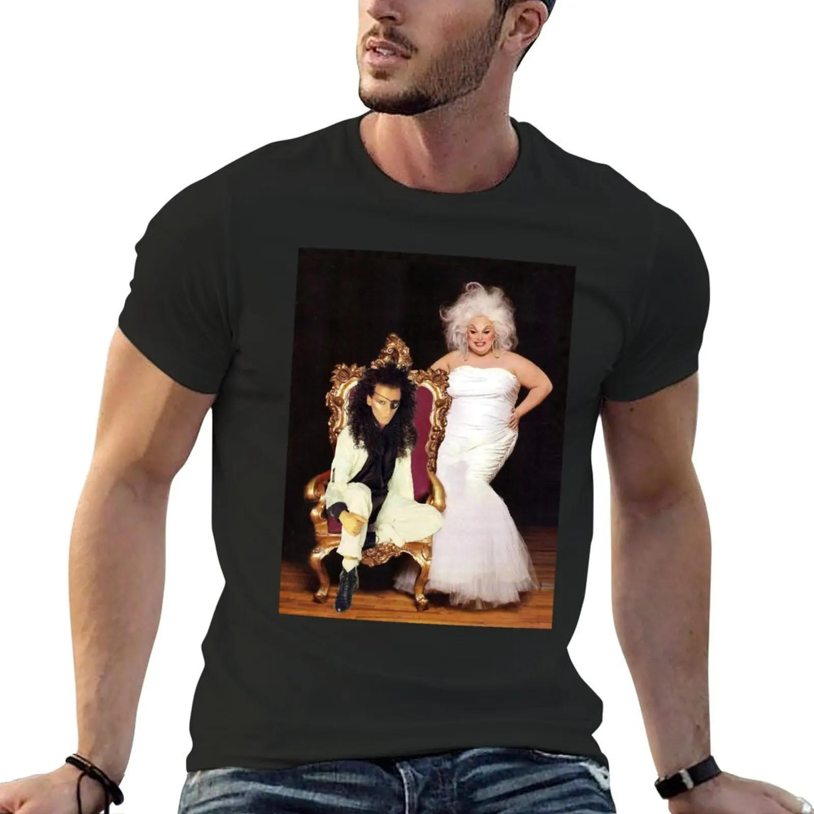 Pete Burns and Divine - The Legends T-Shirt plus sizes tees cute tops vintage graphic tee t shirt men 100℅ cotton