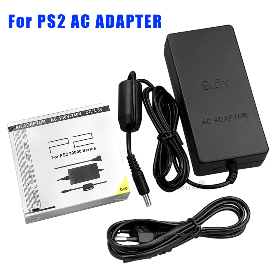 ACアダプター100〜240V,充電器コード,8.5v 5.6a,ps2用ACアダプター