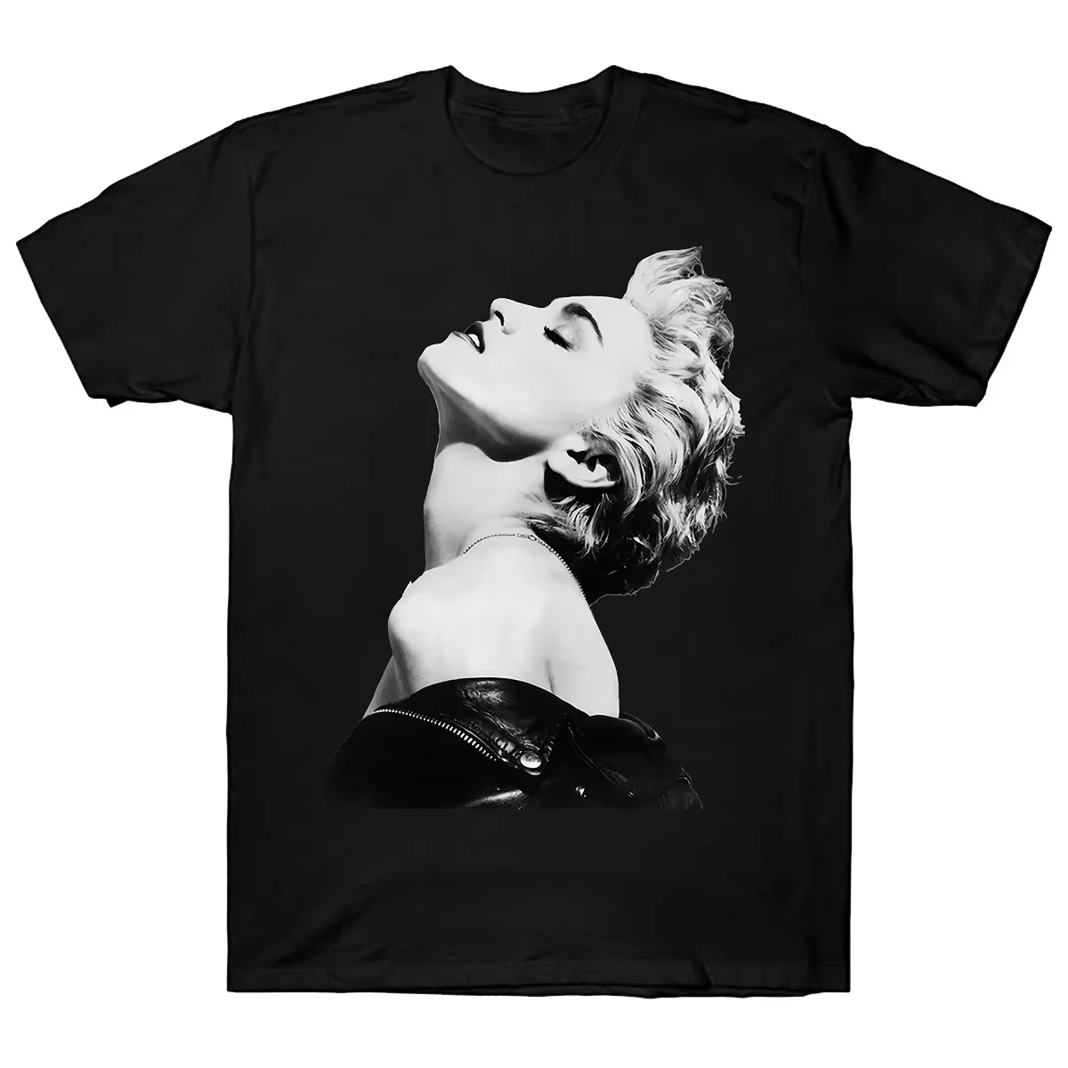 Vintage True Blue 80s Pop Queen Album Cover Graphic Tee Cotton Mens Womens T-Shirt Summer Streetwear