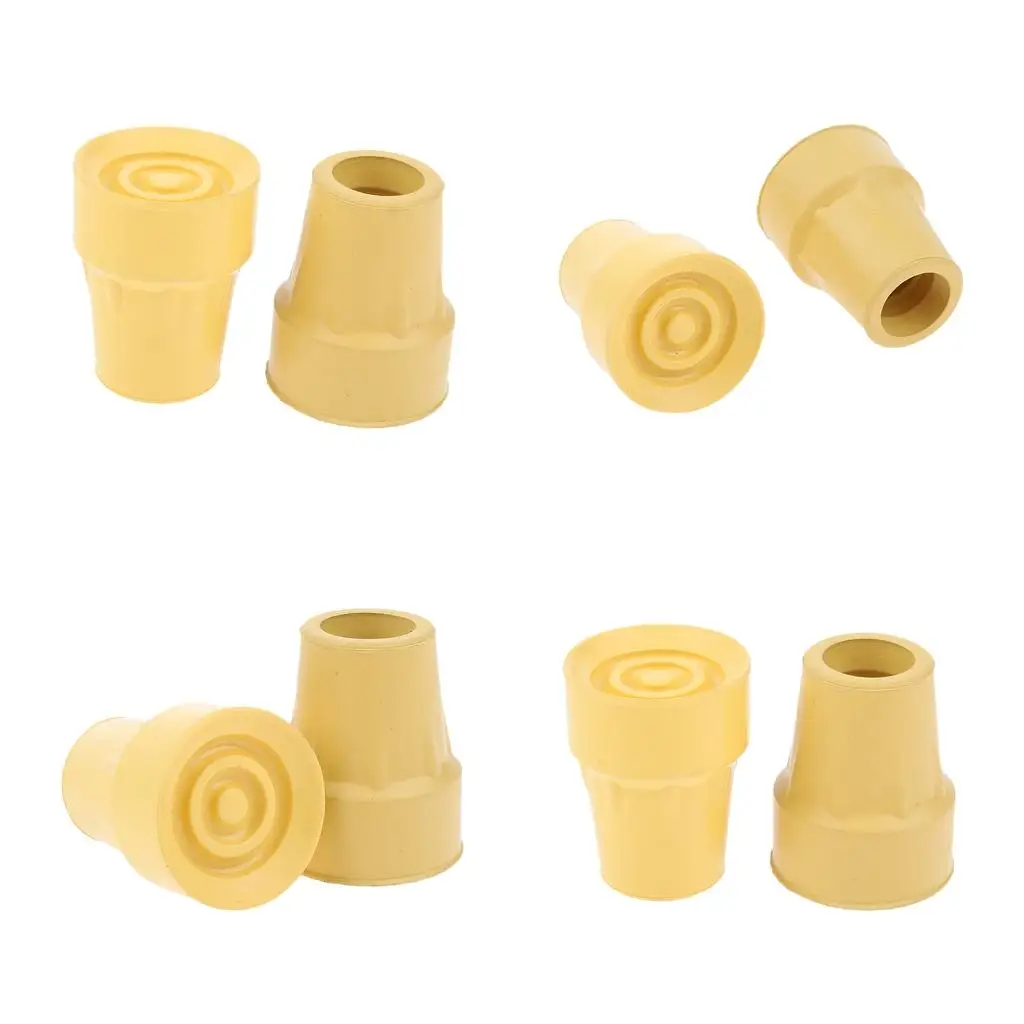 

Cane Replacement Tips Anti Skid Rubber Crutch Ferrules End Cap Non Slip Durable Walking Stick Tips for Elderly Walking Aid