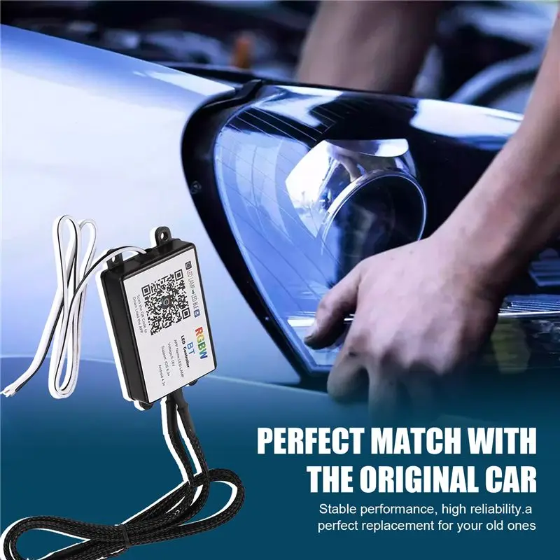 Bluetooth Control RGBW Multicolor LED DRL Board Light Kit Daytime Running Lights For Ford Mustang 2013-2014-A28K view 3