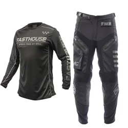 Shift MX-Ensemble d'équipement de motocross avec poche, maillot et pantalon de vélo, vêtements de course de moto, ensemble d'équipement tout-terrain, D343, 2024