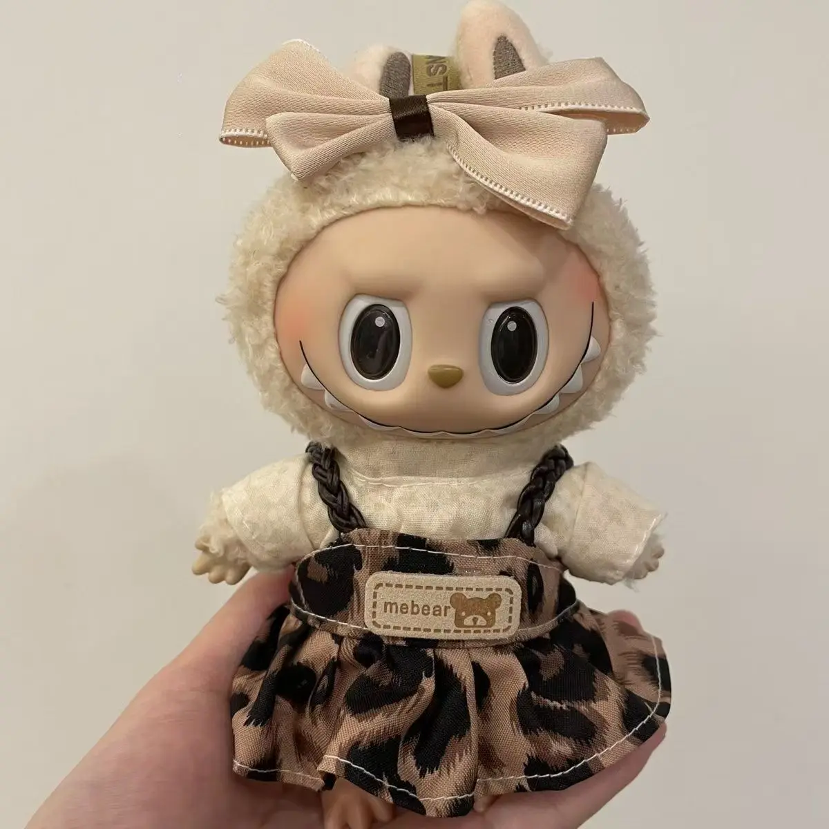 

Doll Clothes Accessories for 17cm Labubu Dolls Baby Doll Lovely Pajamas With Eye Mask Stuffed Cotton Toy for Korea Star Kpop EXO
