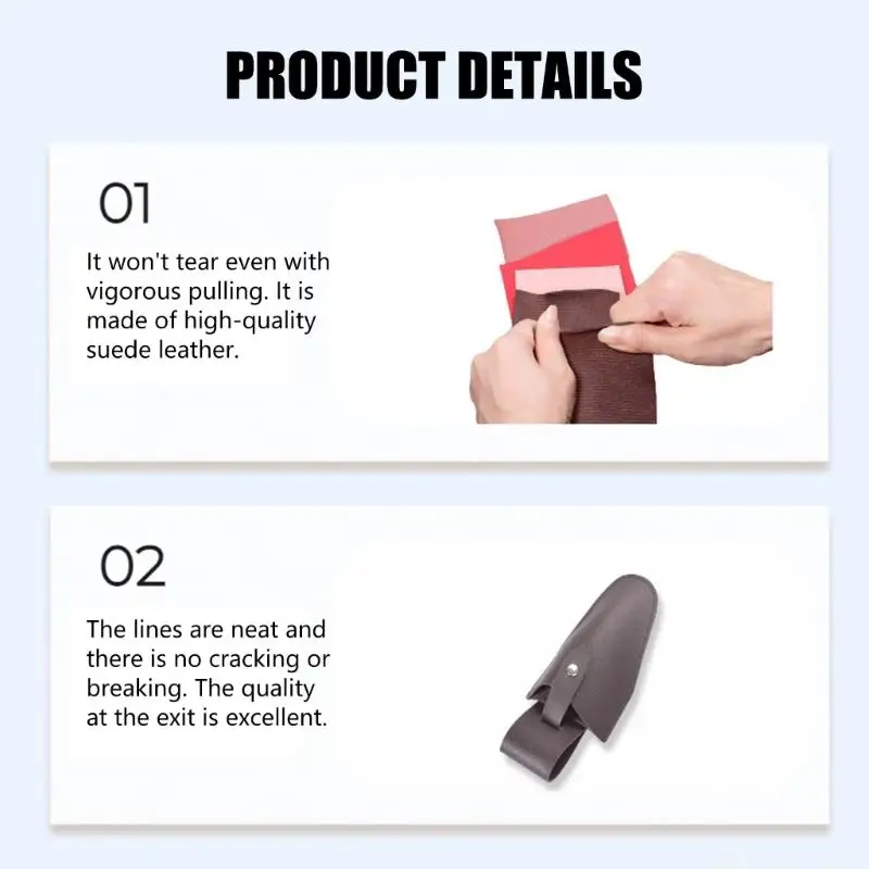 31BE Gardening Equipment Holder Protective Scissors Pouches Features Waterproof PU Leather Materials For Long Garden Use