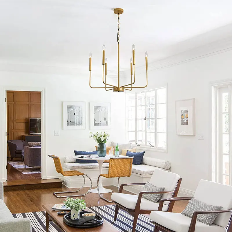 American Rural Retro Industrial Style Droplight Lamp Living Room Dining Room Kitchen Bedroom Study Cloth Store Iron Chandelier