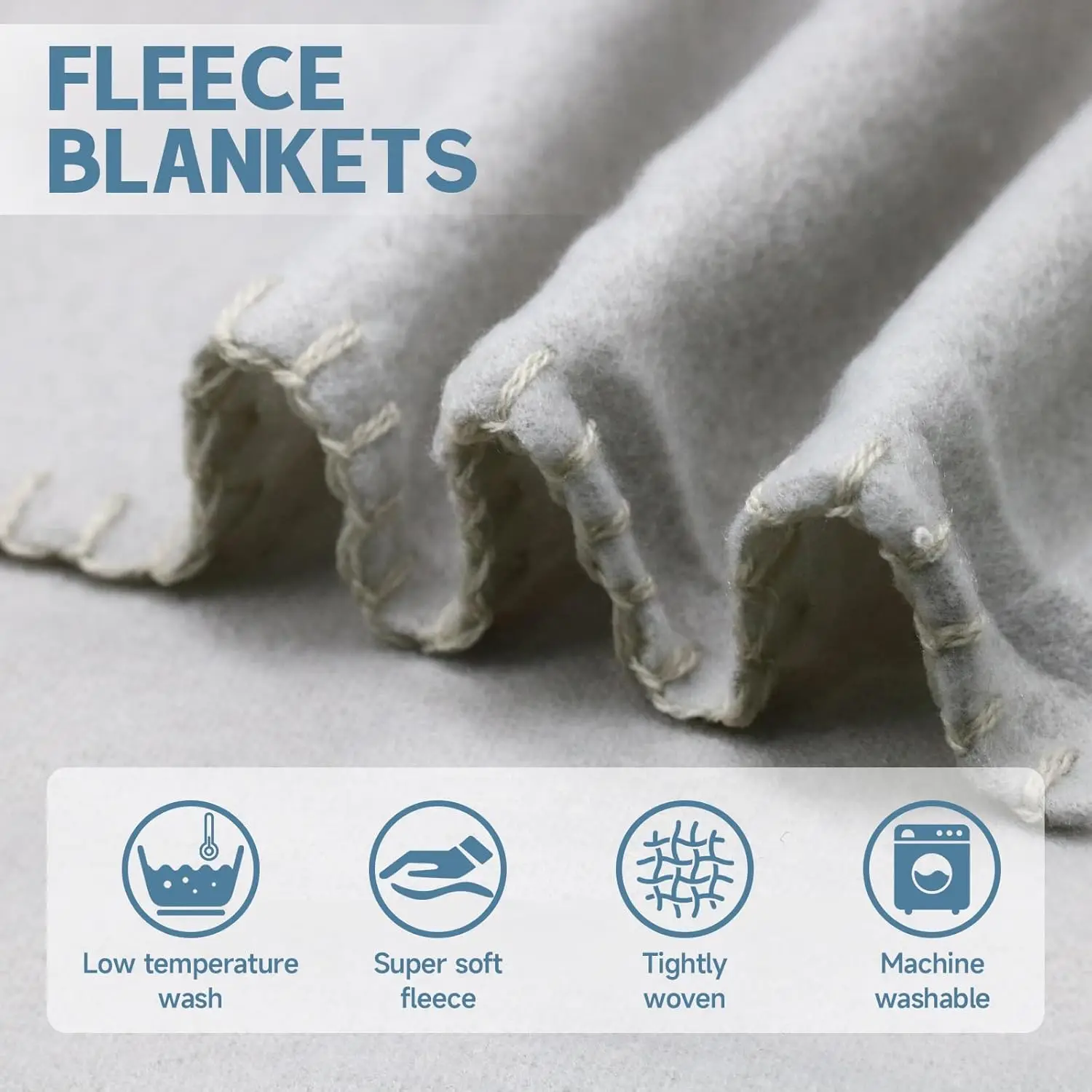 10-30PCS Fleece Throw Blankets Bulk Blankets for Wedding Guests Homeless Lightweight Warm for Airplane Home Outdoor