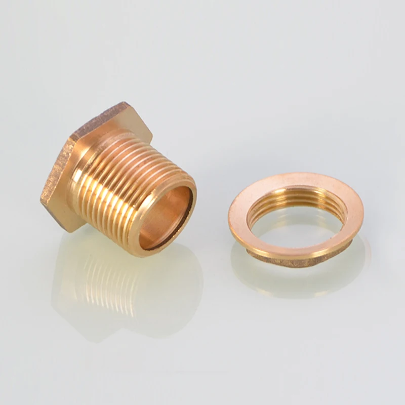 1Pcs Brass/Plastic Flanged Backnuts & Washer 1/2\