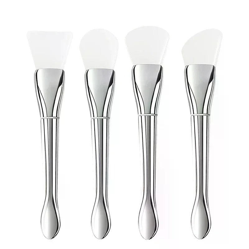 فرشاة قناع الوجه المصنوعة من السيليكون للمكياج برأس ناعم، فرش كريم الطين الاحترافية، أداة تجميل جل العناية بالبشرة