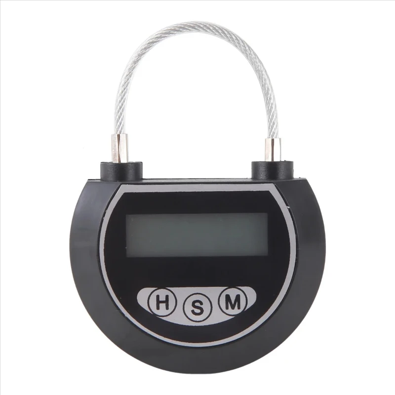 Electronic Time Lock Timer Lock Container Multi Function Time Lock Bin for Toys Black XT