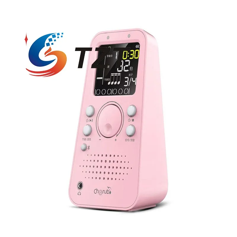 

TZT Cherub WSM-289 Умный метроном Электронный метроном и Bluetooth-динамик (белый/розовый/синий) с 4 тонами