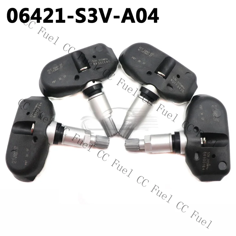 C+ 4x TPMS Tire Pressure Sensor 06421-S3V-A04 For Acura TL MDX Honda Pilot Odyssey