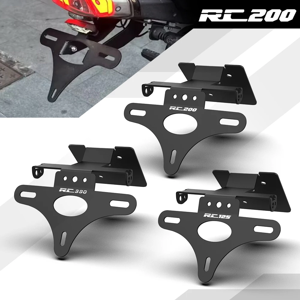 

Motorcycle For RC 125 200 390 RC125 RC200 RC390 2022 2023 2024 License Plate Holder Bracket Rear Tail Tidy Fender Eliminator Kit