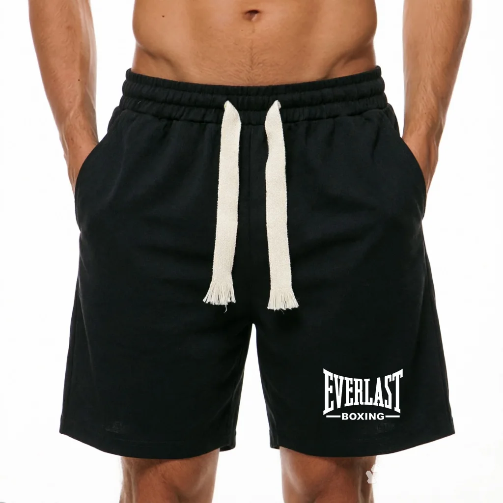 2026 Hot Sale Men's Sport Shorts Summer Daily Boxing Training Shorts Male Outdoor Gym Fitness Workout Short Pants Knee-length