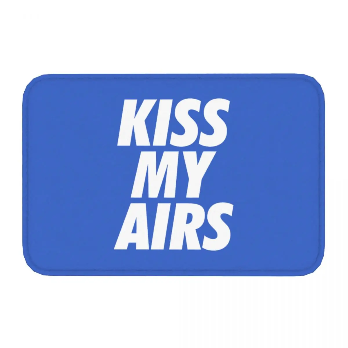 Kiss My Airs Non-slip Doormat Living Room Mat Blue Floor Carpet Entrance Door Rug Home Decor