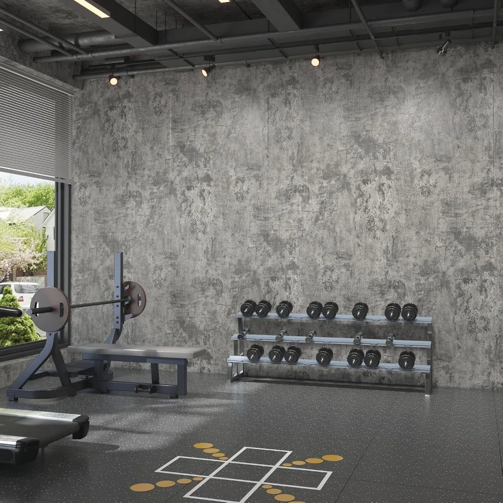 ورق جدران قابل للتقشير واللصق من الخرسانة الرمادية، ورق اتصال أسمنتي غير لامع مقاوم للماء وقابل للإزالة للاستخدام الصناعي