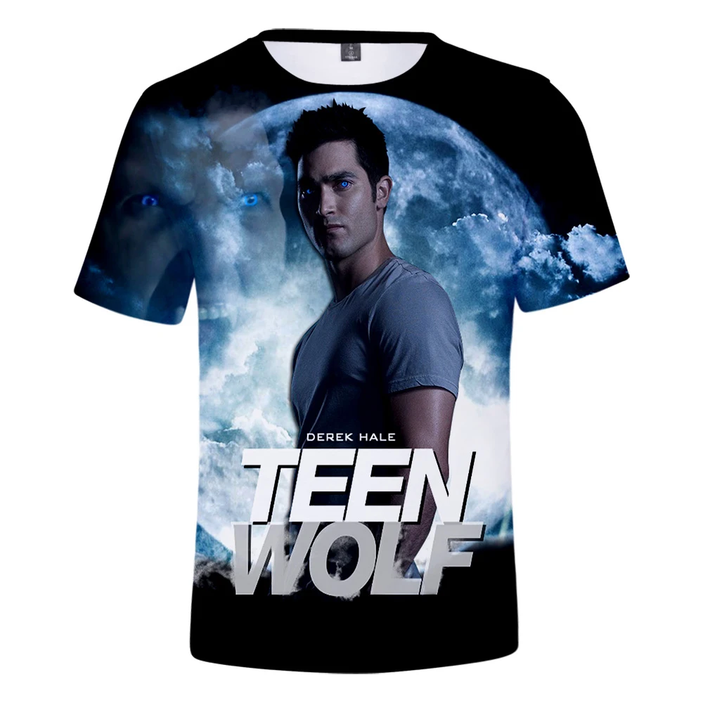 

2023 Hot Sale Classic TV Teen Wolf 3d Printed T-shirt Unisex Fashion Casual Harajuku Sweatshirt Short Sleeve Oversized Tops