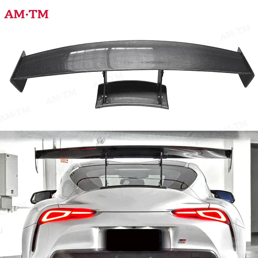 

Для Toyota Supra GR A90 A91 MK5 хвостовые плавники из углеродного волокна, задний спойлер багажника, направляющее крыло, заднее крыло, переключатель багажника автомобиля, стиль VS