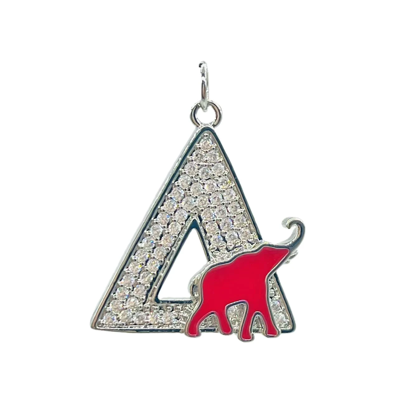 5 قطعة الزركون تمهيد المعادن دلتا نادي نسائي رمز سحر مجوهرات اكسسوارات للنساء سوار صنع #5