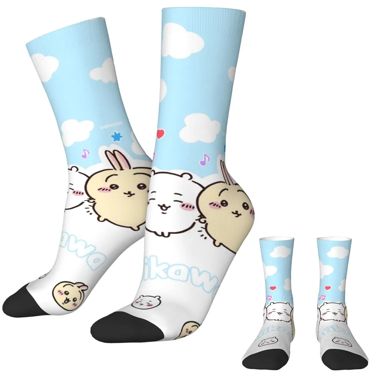 

Chiikawa Socks Spring Stockings Vintage Couple High Quality Socks Printed Running Anti Sweat Socks