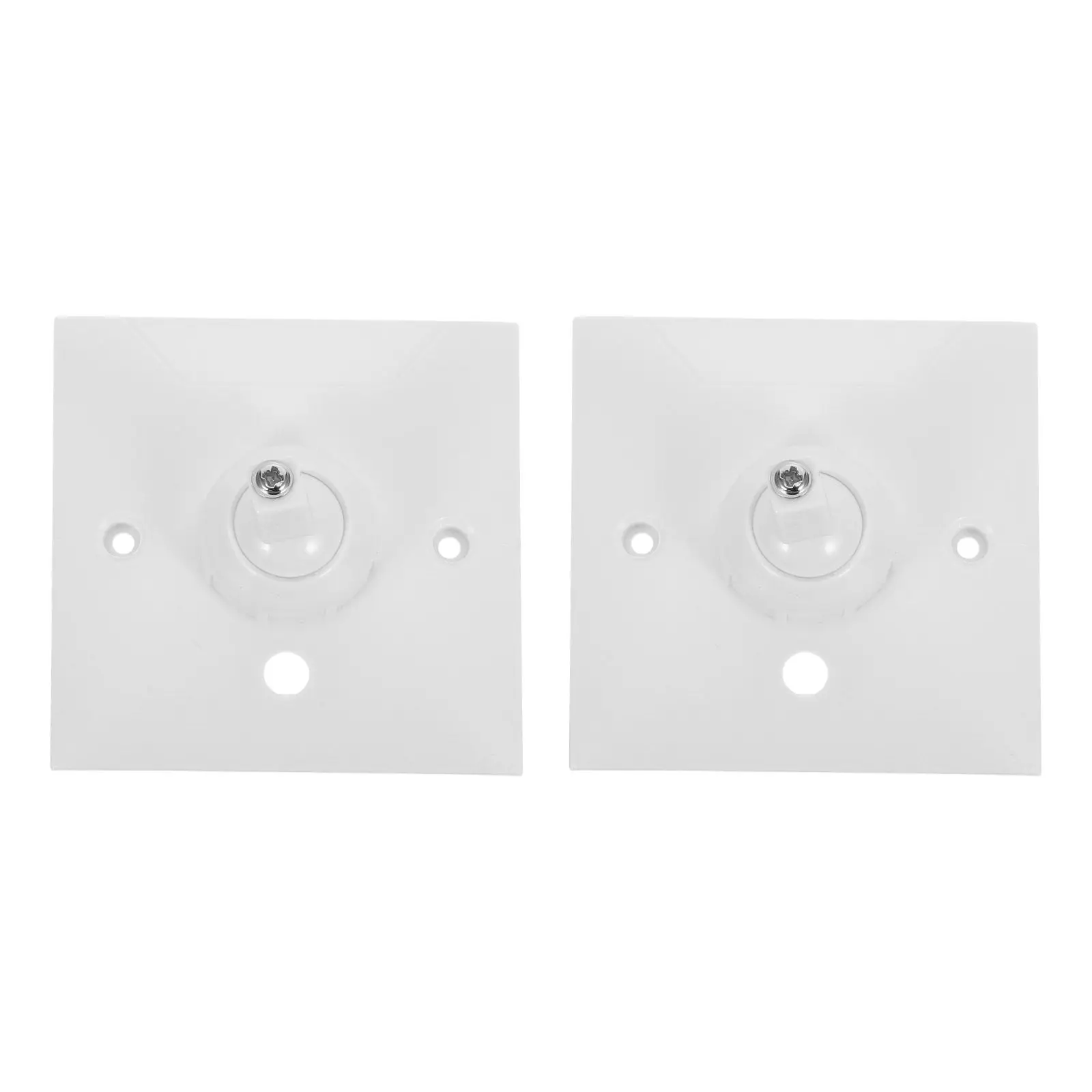 2Pcs Infrared Wall Mount Bracket Adjustable Pir Security Sensor Motion Alarm Mount for Home Office Garage
