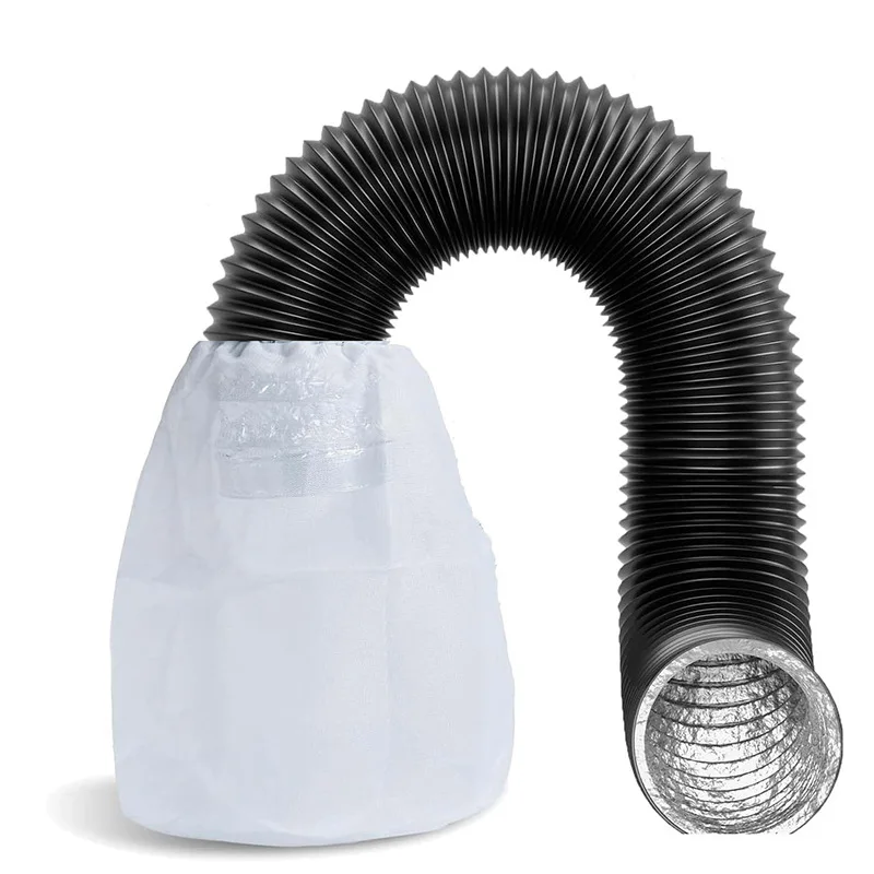 Universal Dryer Vent Lint Catcher Durable Dryer Duct Filter Bag Reusable Ventilation Dust Collection Accessory
