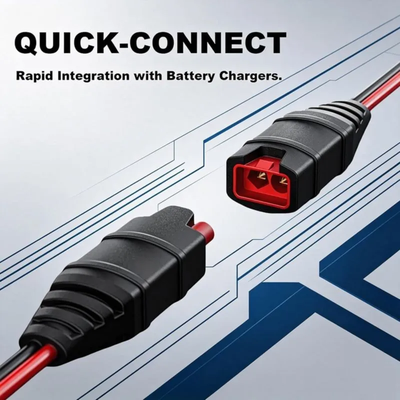 Super Sale SAE Extension Cord for NOCO Genius Smart Battery Chargers, 14AWG SAE Connector Cable