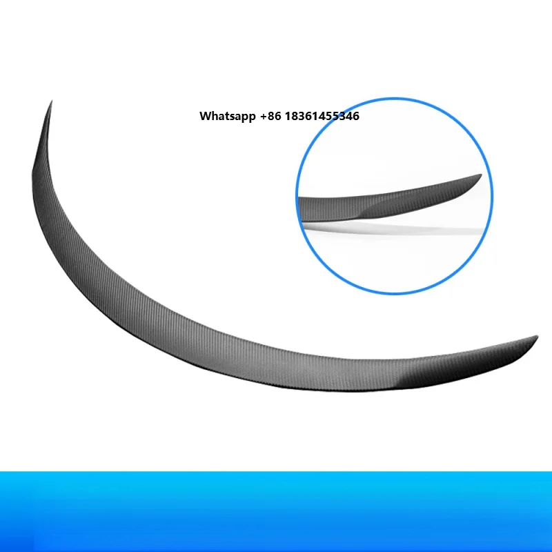 

For Model 3 Highland 2024-2026 High Quality Real Carbon Fiber Rear Trunk Spoiler Wing Fits