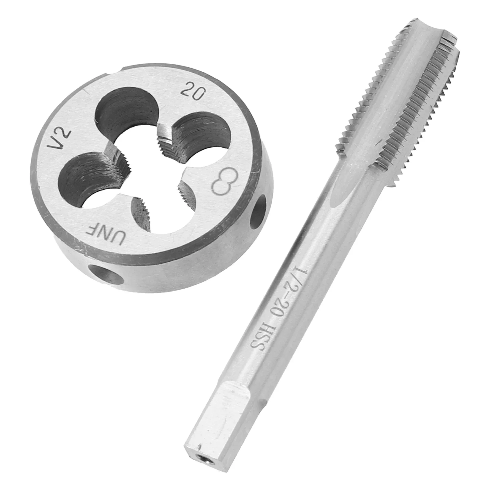 1/2-20 UNF Tap Durable Right Hand Thread HSS Tap & Die Set 1/2 20 UNF for Muzzle or Muzzle Device Internal Threads