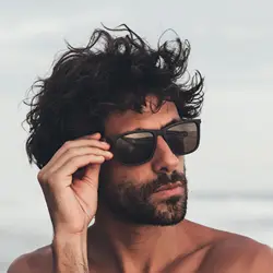 ZENOTTIC Retro Polarized Sunglasses for Men Rectangle Ultralight Carbon Fiber Frame UV400 Protection Classic Sun Glasses