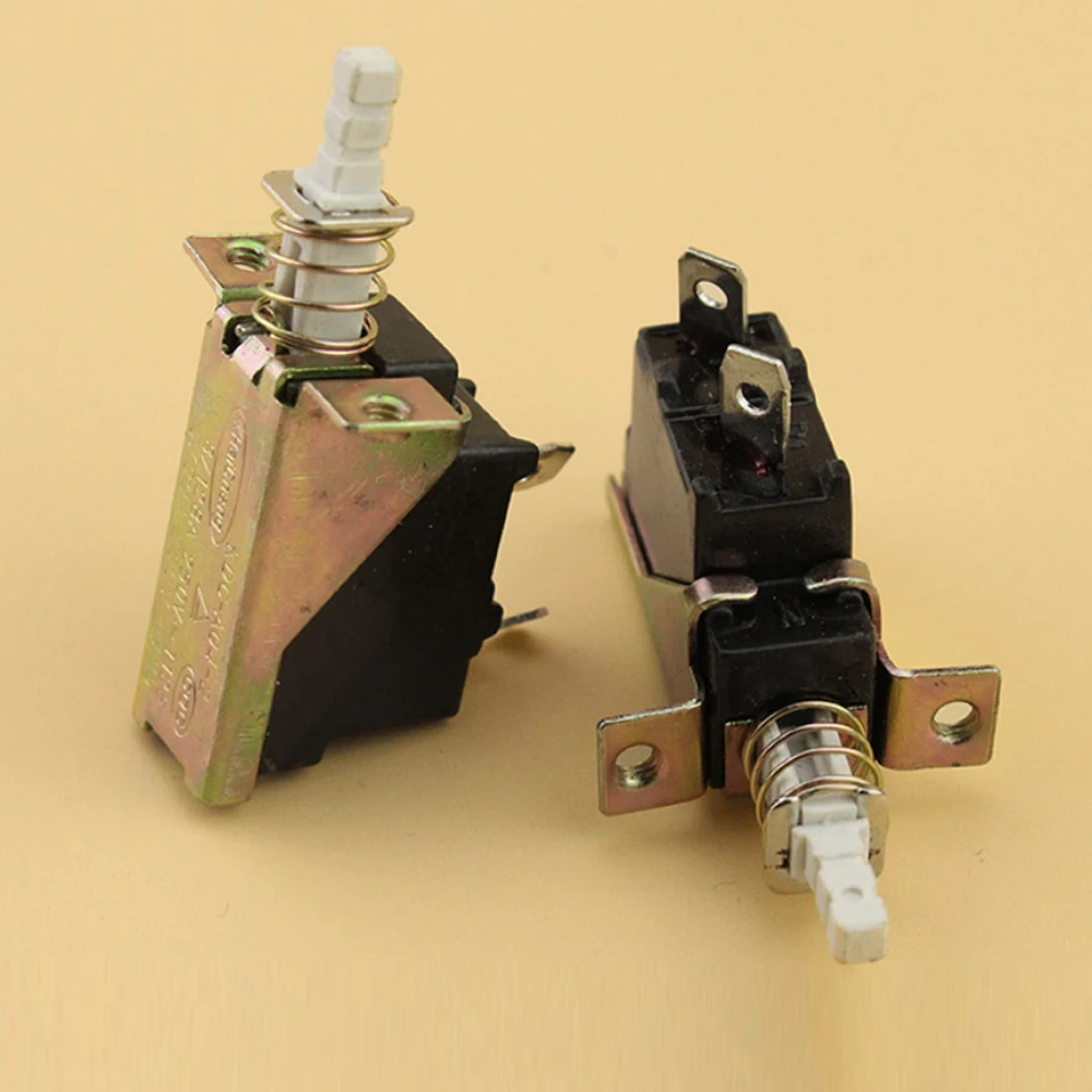 

5 PCS Electric Heater Gear Switch 10A 250V 2 Pins Push Button Power Switch KDC-A04-88 KDC-A04 Since The lock Accessory