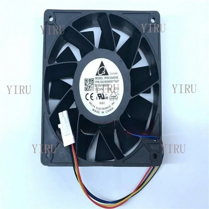 

L для вентилятора DELTA PFB1224GHE 3AUA0000077627 DC 24 В 1,62 А 12 см 4-проводной охлаждающий вентилятор