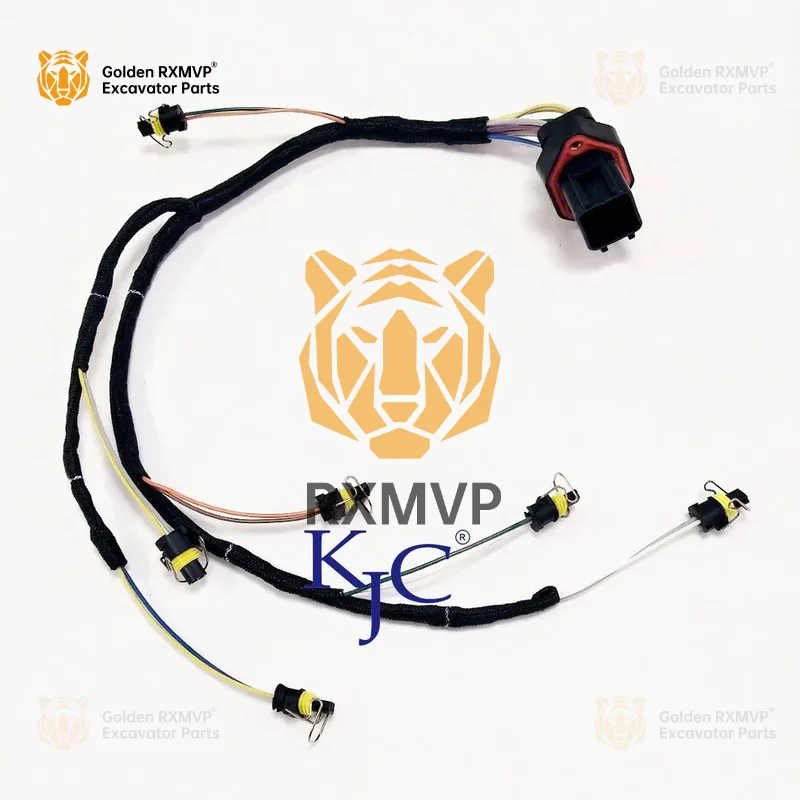 For Bruce & Shark 419-0841 215-3249 Fuel Injector Wiring Harness Fit For Cat C9 Engine 330d 336d Excavator