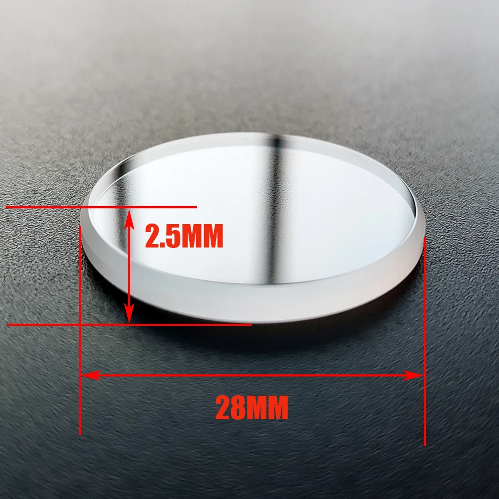 Сменные детали с сапфировым стеклом для SKX013 SKX015, 28*2,5 мм