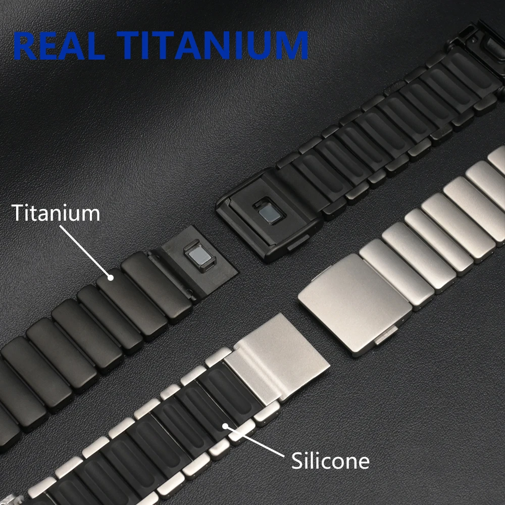 26mm Titanium Band for Garmin Watch Fenix 8 7X Pro Tactix 7 EPIX Pro 51mm Enduro 3 2X Instinct 3 2X 50mm Quick Fit Strap
