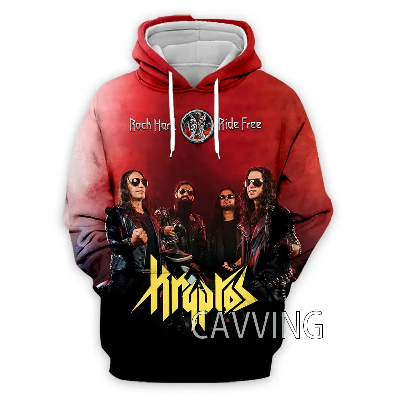 New Fashion 3D Printed  KRYPTOS  Band  Hoodies Hooded Sweatshirts Harajuku  Hoody  Tops Clothing for Women/men