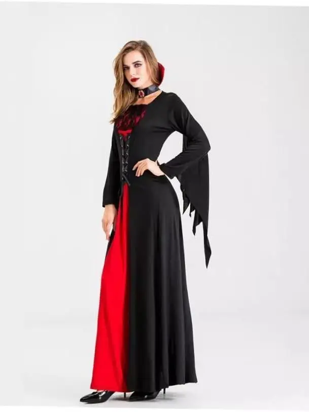 

Halloween Demon Bride Reaper Wizard Cosplay Costume Women's Ethnic Stage Wear Traditional Outfit Unbranded SYLkRkPGc