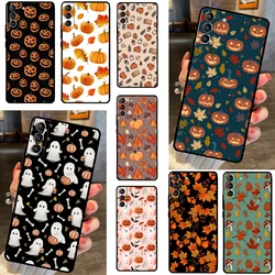 Autunno foglie autunno zucca custodia di Halloween per Samsung Galaxy S20 FE S21 S22 S23 Ultra S8 S9 S10 Note 10 Plus 20 Ultra Cover