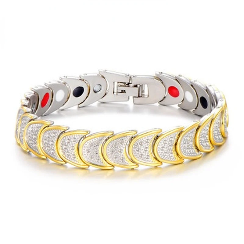 

New Fashion Therapeutic Magnetic Bracelet Healthcare Energy Bracelet Weight Loss Therapy Jewelry Body Building for Men Women