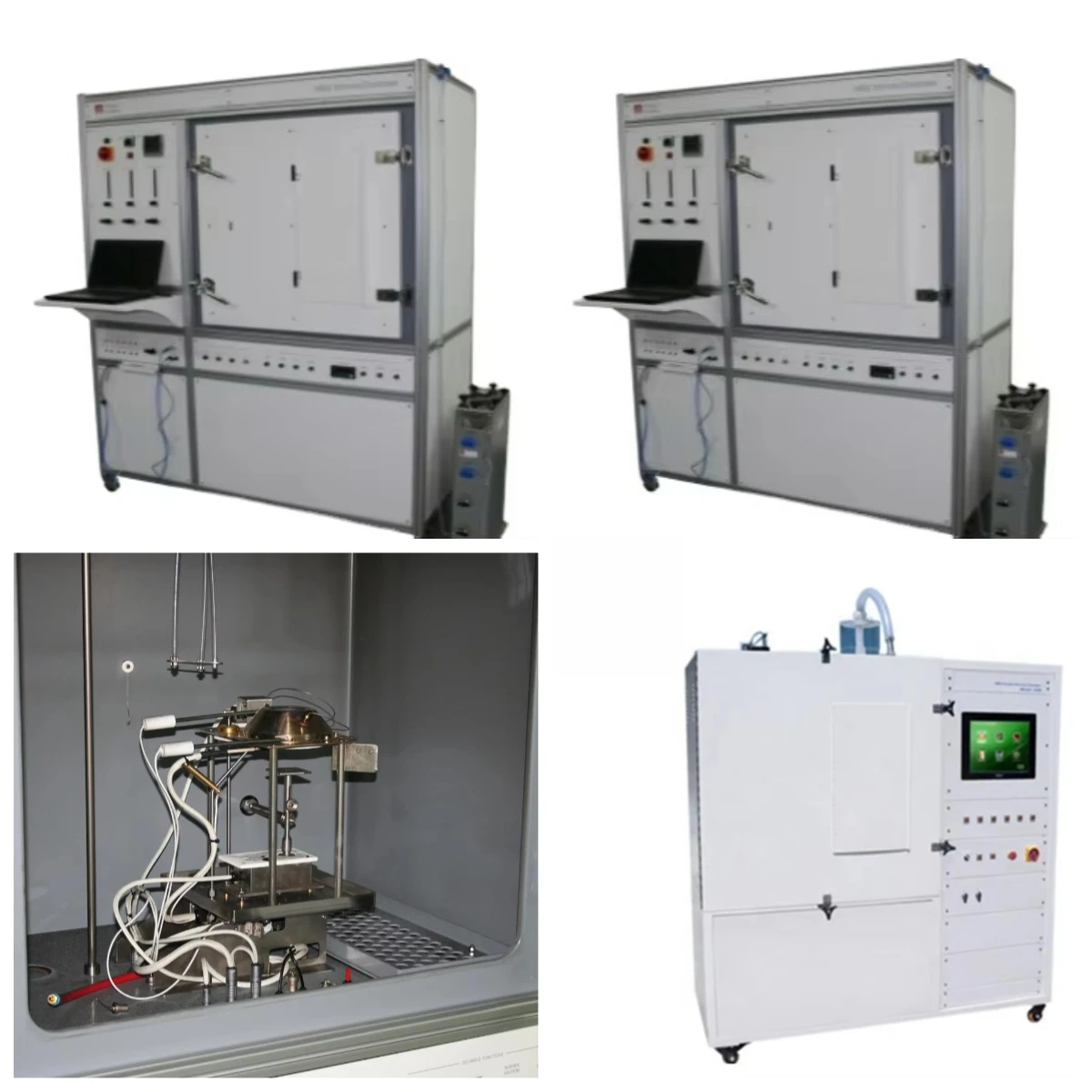 General Laboratory Testing Set: Boeing Smoke Density Chamber + Universal Tensile Tester (Fire Safety)
