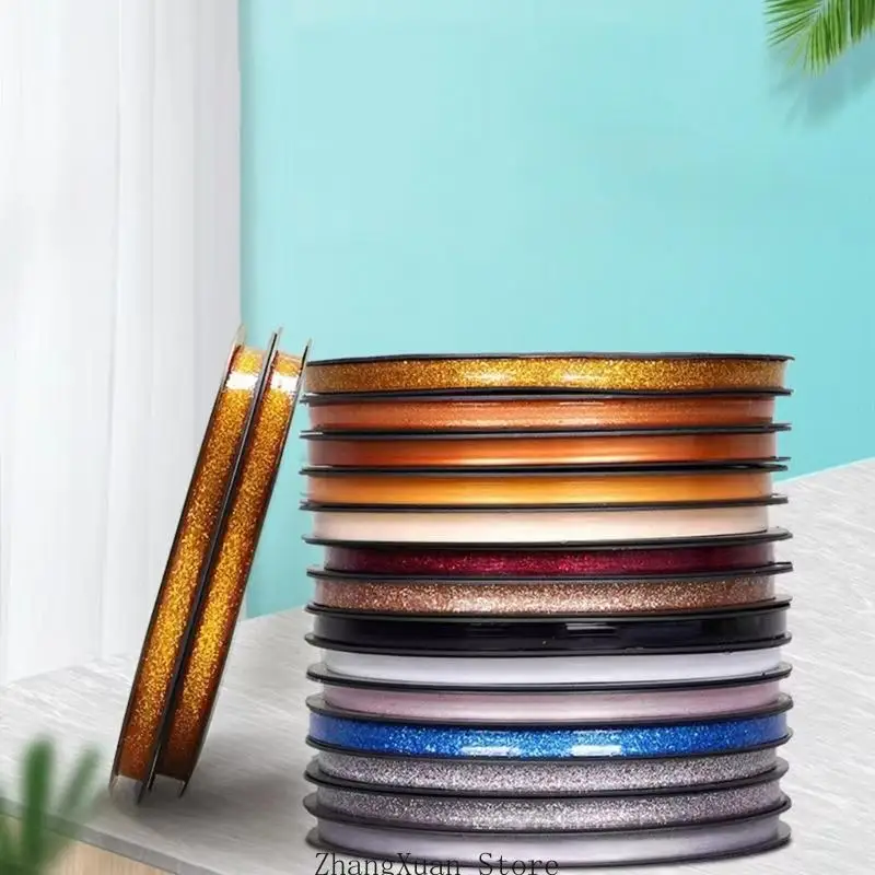 Caulk Strips Wall Moulding Trim Strips Adhesive Bathroom Corner Ceramic Tile Caulking Gaps Tape Decorative Sealing Sealant Tape