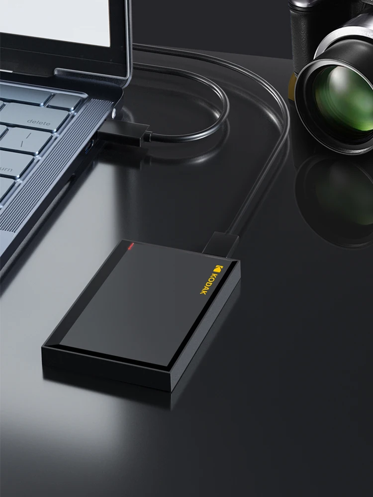 Przenośny zewnętrzny dysk twardy Kodak P190 5Gbps 500GB 1T 2T USB3.0 Lekki dysk PHDD do komputerów PC, tabletów, PS5, XBOX, laptopów i komputerów stacjonarnych — zdjęcie produktu 7